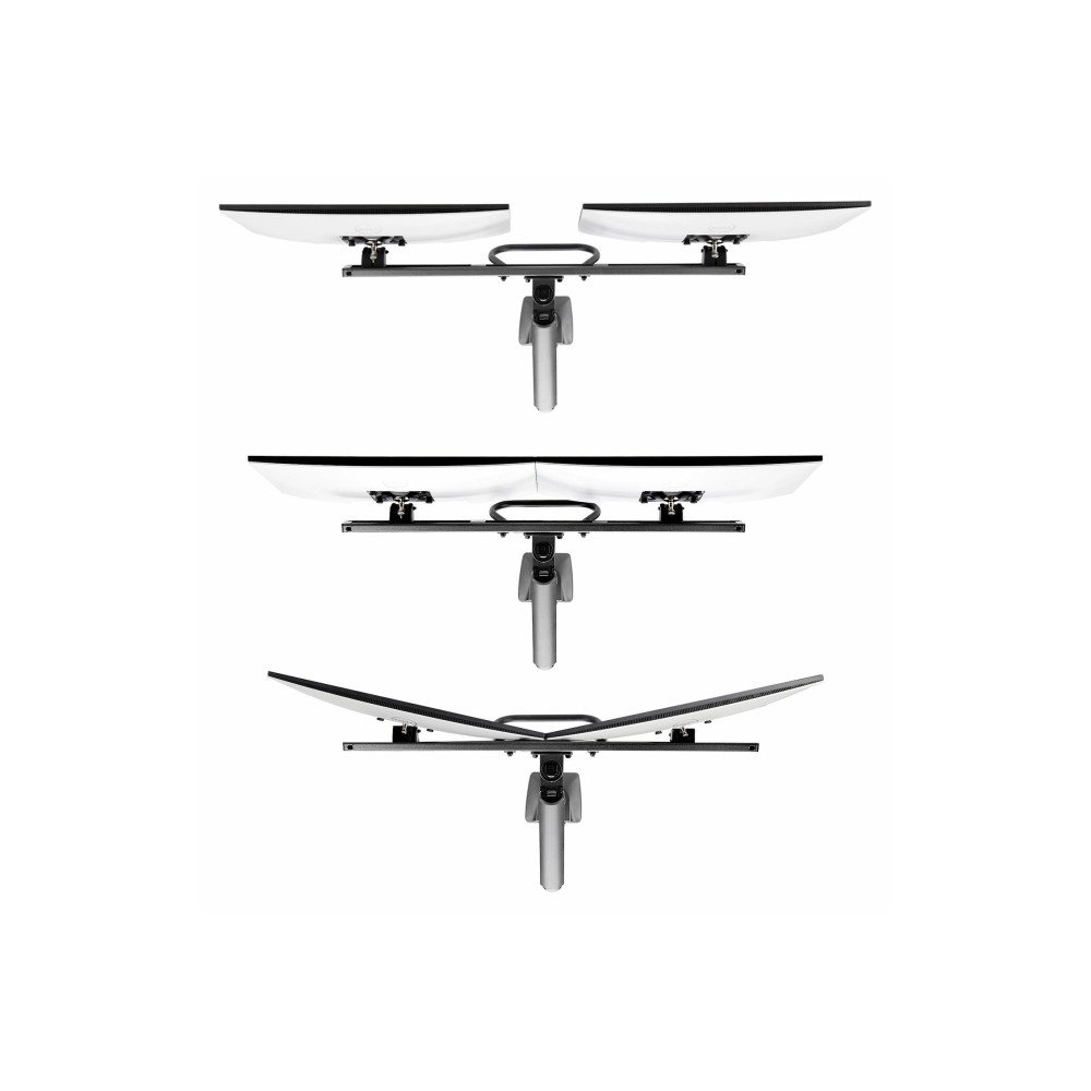 StarTech H2M1AS2-MONITOR-ARM DESK MOUNT DUAL MONITOR ARM W/ CROSSBAR, UP TO 27" DISPLAYS, 10 YR - Image 7