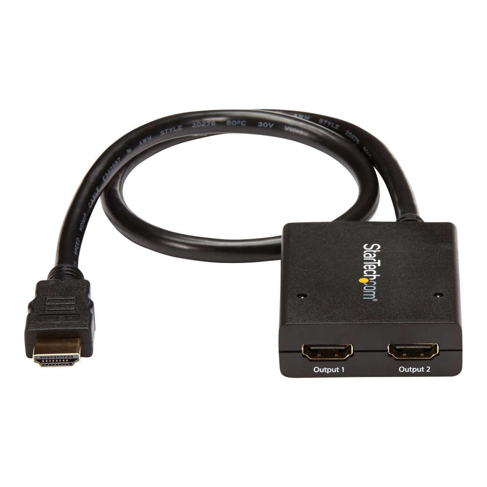 StarTech ST122HD4KU 2 PORT HDMI SPLITTER, 4K, 2YR - Image 1