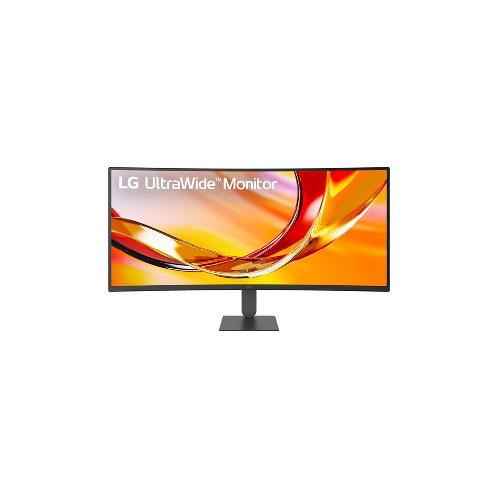 LG 34U620B-B 34' UltraWide™ WQHD Curved 144Hz Monitor, 3440x1440, 1800R Curved, sRGB 99%, HDR10, 2xHDMI, DP 1.4, AMD FreeSync™, KVM Switch - Image 1