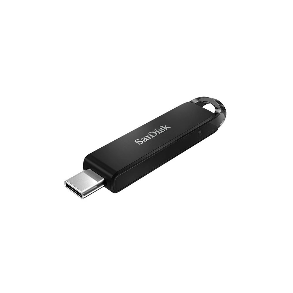 Sandisk SDCZ460-128G-G46 Ultra USB Type-C Flash Drive, CZ460 128GB, USB Type C 3.1, Black, Super-thin Retractable, 5Y - Image 1