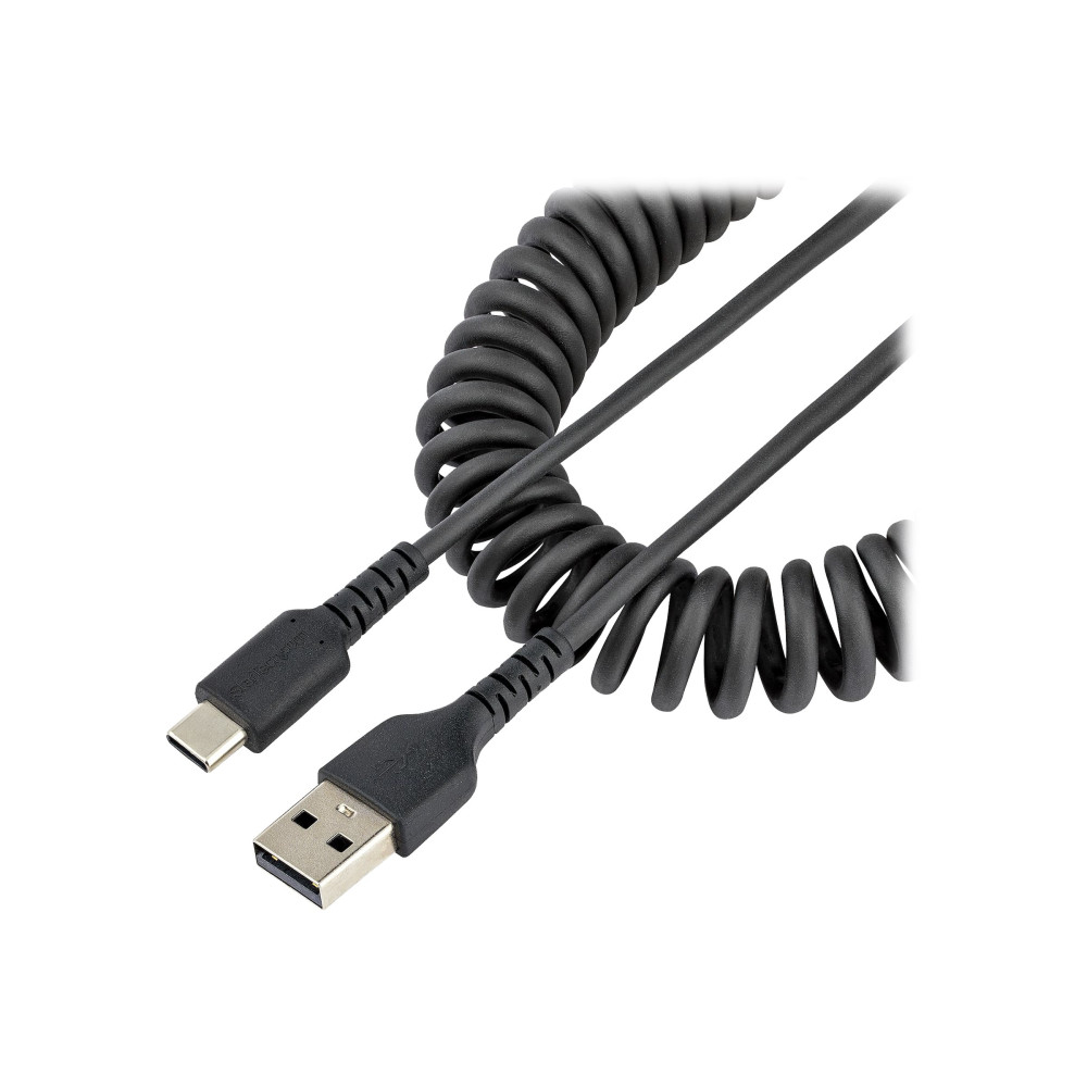StarTech R2ACC-1M-USB-CABLE 3.3FT (1M) USB-A TO USB-C FAST CHARGING CABLE, RUGGED, COILED, CHARGE & SYNC, - Image 7