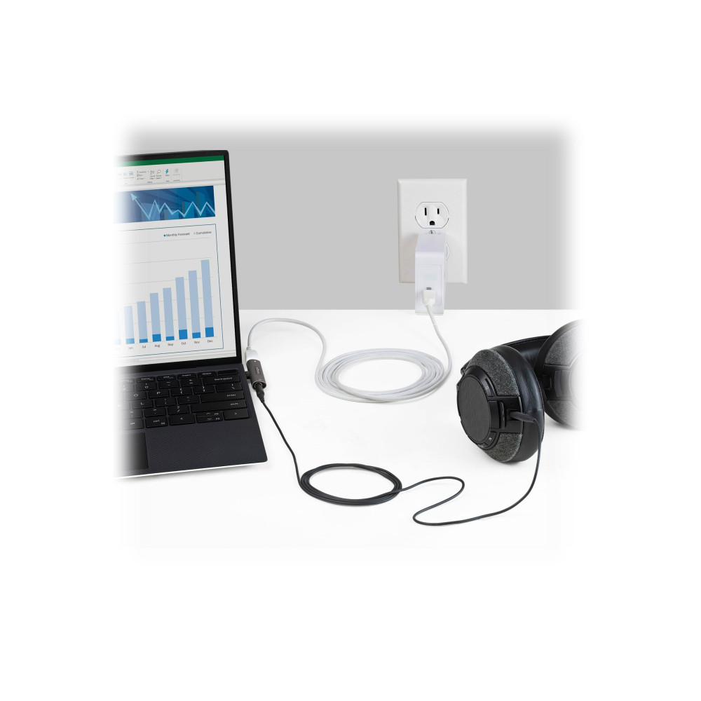 StarTech CDP235APDM USB-C 3.5MM AUDIO & CHARGE ADAPTER, 3YR - Image 2