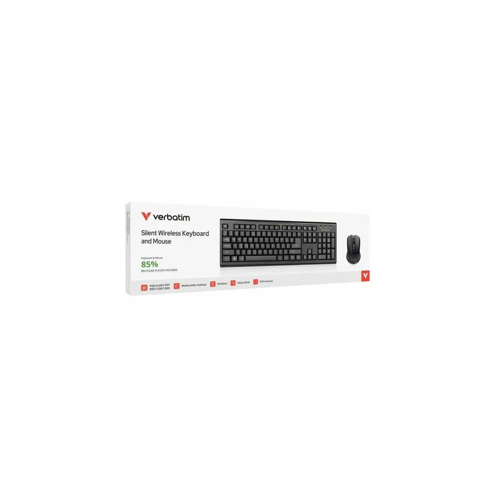 Verbatim 32413 SILENT WIRELESS KEYBOARD AND MOUSE COMBO - Image 7