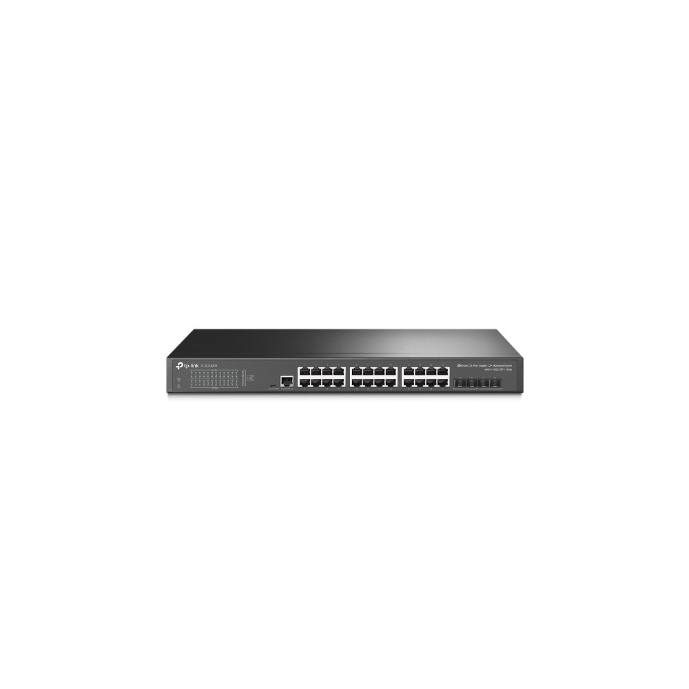 TP-LINK SG3428X OMADA 24-PORT MANAGED GIGABIT L2+ RACK SWITCH, GbE(24), 10G SFP+(4), 5YR - Image 1
