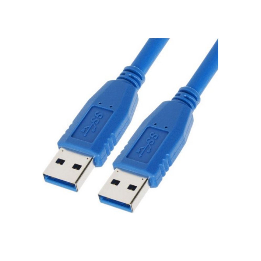 Astrotek AT-USB3-AMAM-1M USB 3.0 Cable 1m - Type A Male to Type A Male Blue Colour - Image 1