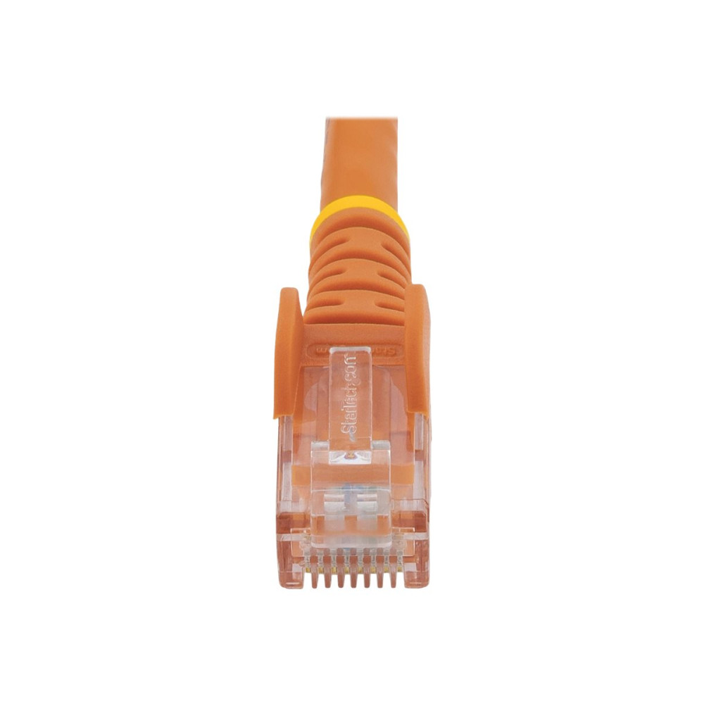 StarTech N6PATC3MOR CAT6 ETHERNET CABLE 3M ORANGE 650MHZ 100W SNAGLESS PATCH CORD LTW - Image 2