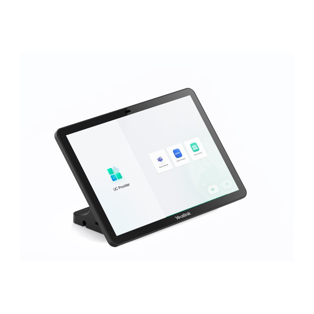 Yealink CTP25 touch panel, MeetingBar A20 compatibility, 10.1in IPS touchscreen, Android 13, Teams Rooms control, USB-C BYOD, 45W charging, Wi‑Fi 6 - Image 1