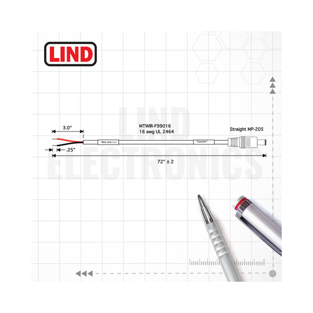 LIND CBLIP-F00058 Bare Wire Input - Image 1