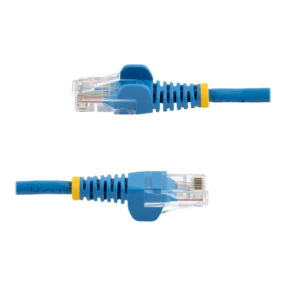 StarTech 45PAT1MBL 1M BLUE CAT5E/ CAT 5 SNAGLESS PATCH CABLE 1M LTW - Image 2