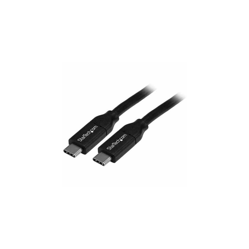 StarTech USB2C5C4M 4M USB-C TO USB-C CABLE, BLACK, 2YR - Image 2