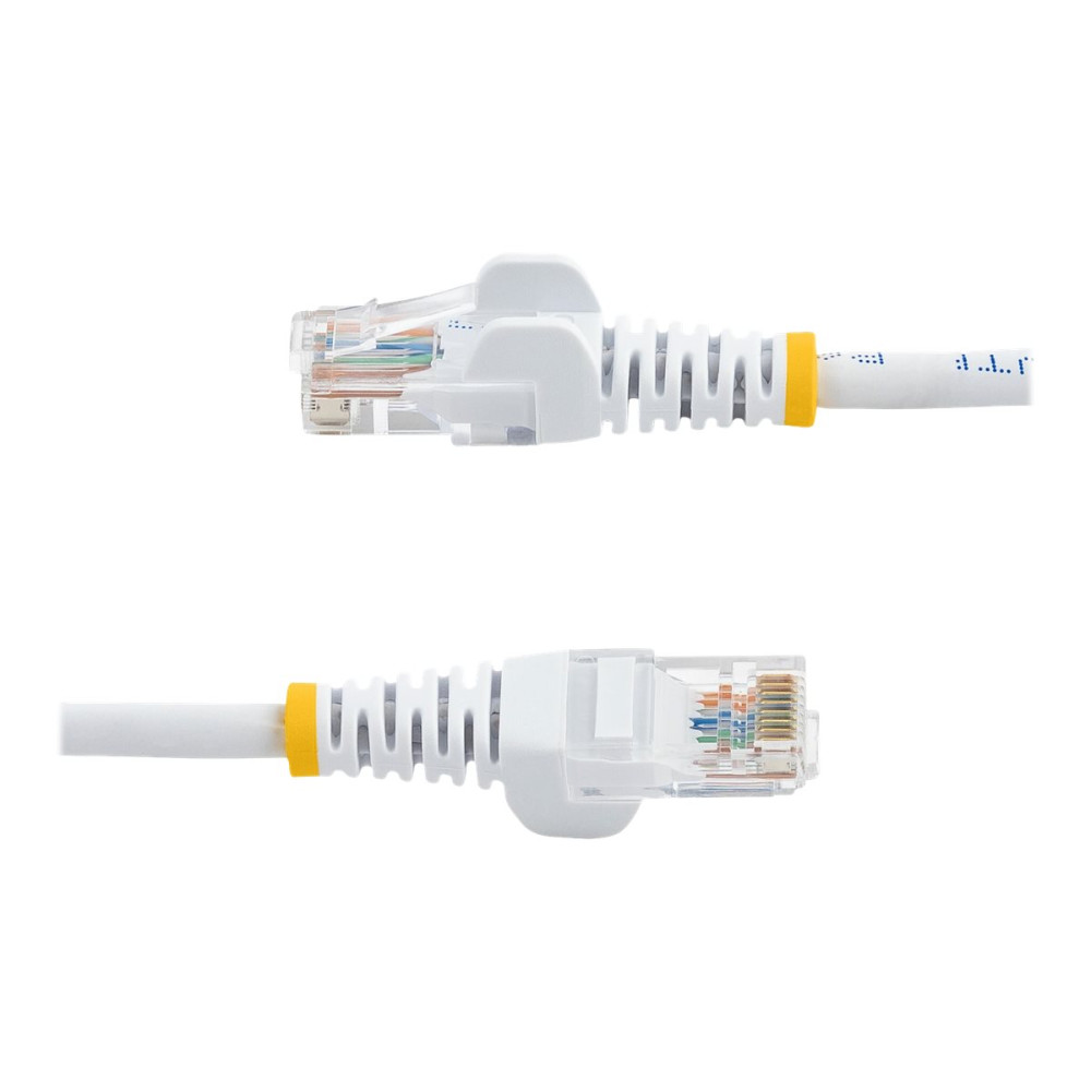 StarTech 45PAT10MWH CAT5E ETHERNET PATCH CABLE WITH SNAGLESS RJ45 CONNECTORS - 10 M, WHITE - Image 3