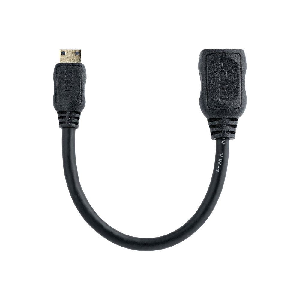 StarTech HDACFM5IN 5" HIGH SPEED HDMI ADAPTER CABLE - HDMI TO HDMI MINI- F/M, LTW - Image 1