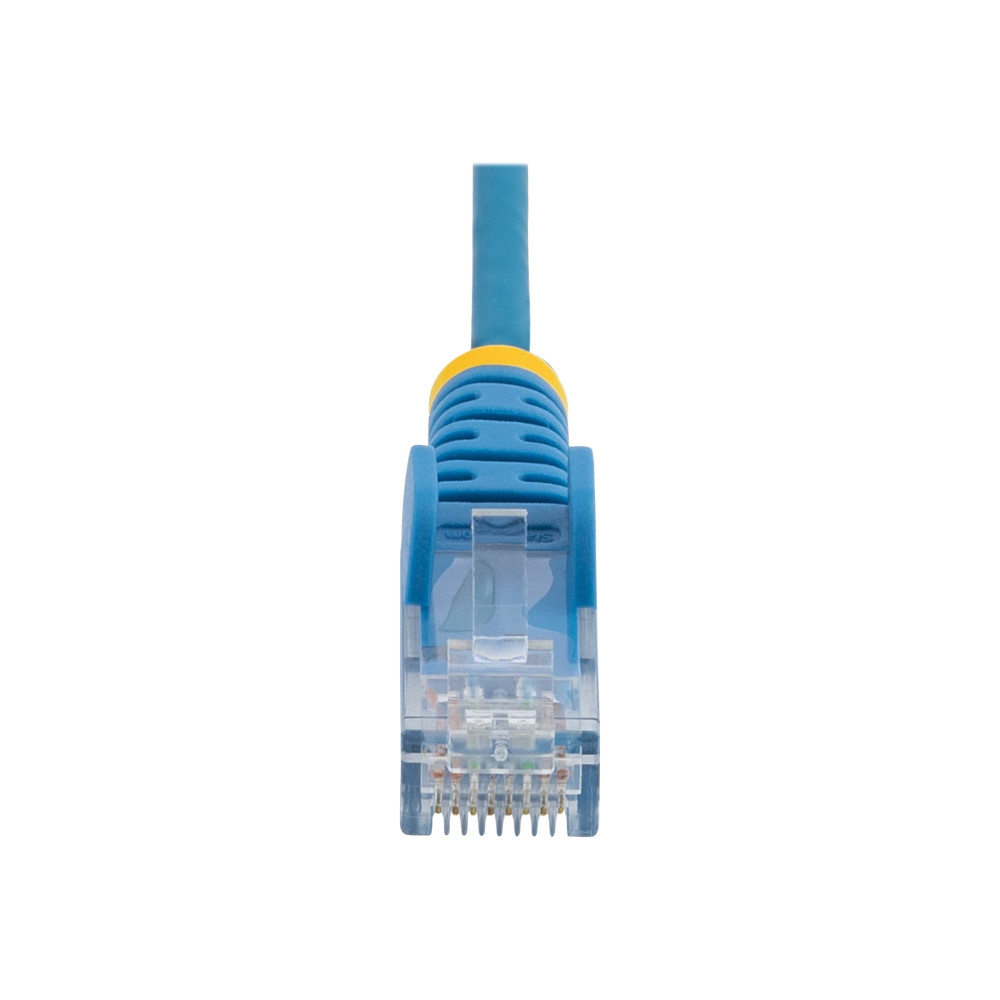 StarTech N6PAT50CMBLS 0.5M CAT6 CABLE, RJ45 PATCH CORD, SNAGLESS, SLIM, LSZH, BLUE, LTW - Image 2