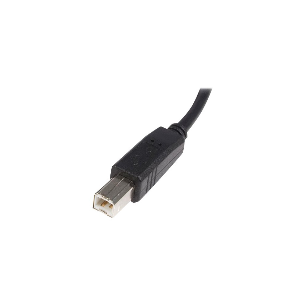 StarTech USB2HAB50CM 0.5M USB2.0 A TO USB2.0 B CABLE, M/M, LTW - Image 3