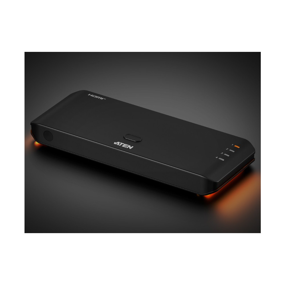Aten VS4841-AT Essential 4-Port True 4K HDMI Switch, HDMI switch for home entertainment, four HDMI sources on a single True 4K display, LPCM 7.1, Dolby - Image 1