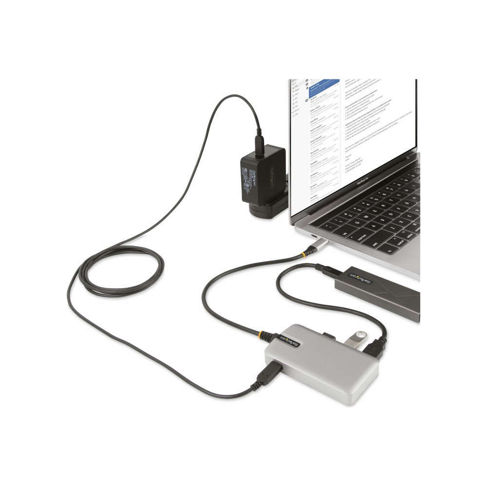 StarTech HB31C3A1CDPPD3 4-PORT USB-C 10GBPS HUB W/USB-C VIDEO OUTPUT, 3X USB-A/1XC, 100W PD, 2 YR - Image 3