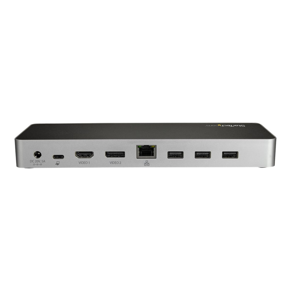 StarTech DK30CHDDPPD USB-C 4K DOCK, DUAL DISPLAY, HDMI, DP, USB(4), TB3 COMPATIBLE, 60W, AC, 3YR - Image 4