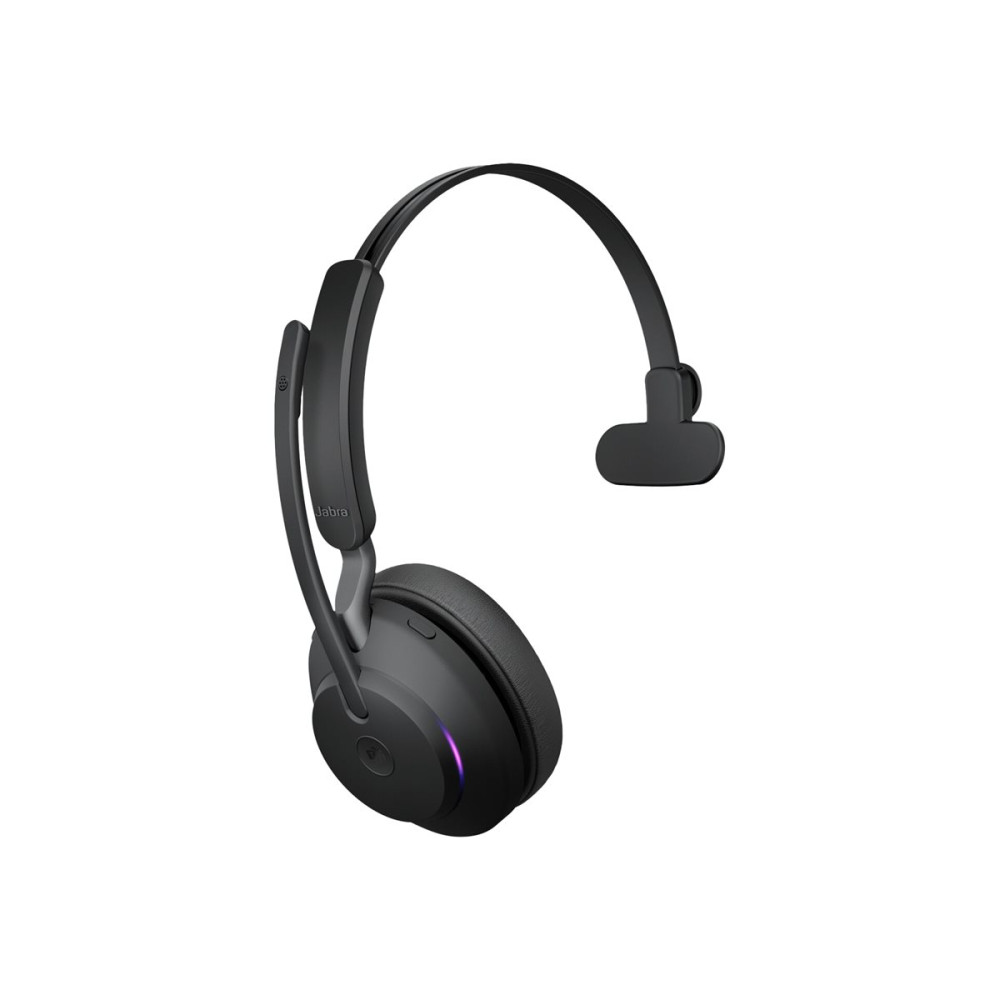 Jabra 26599-899-989 WIRELESS EVOLVE2 65 MS MONO BLUETOOTH HEADSET W/CHARGING STAND + LINK 390A BT,USB-A - Image 4