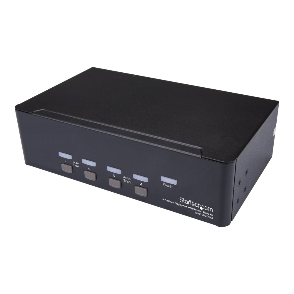 StarTech SV431DPDDUA2 4 PORT DUAL DISPLAYPORT KVM SWITCH, USB, AUDIO, NO CABLE, 2YR - Image 3
