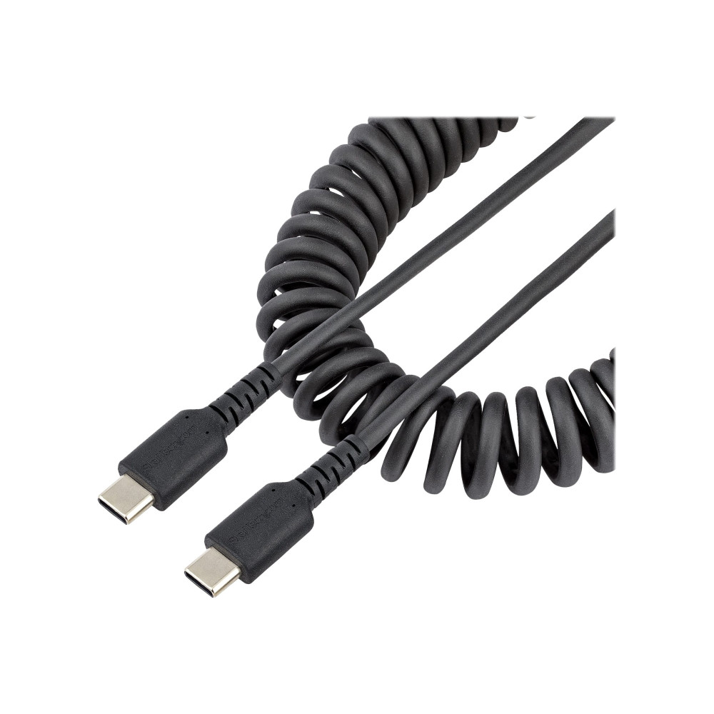 StarTech R2CCC-1M-USB-CABLE 3FT (1M) USB-C FAST CHARGING CABLE, RUGGED, COILED, CHARGE & SYNC, 3A, USB 2. - Image 2