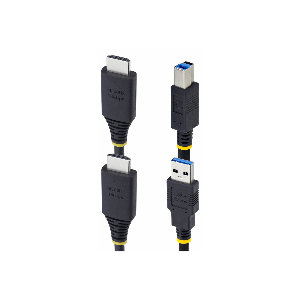 StarTech HU12210-KVM-CABLE 10FT (3M) HDMI AND USB 5GBPS KVM CABLE, 2 YR - Image 1