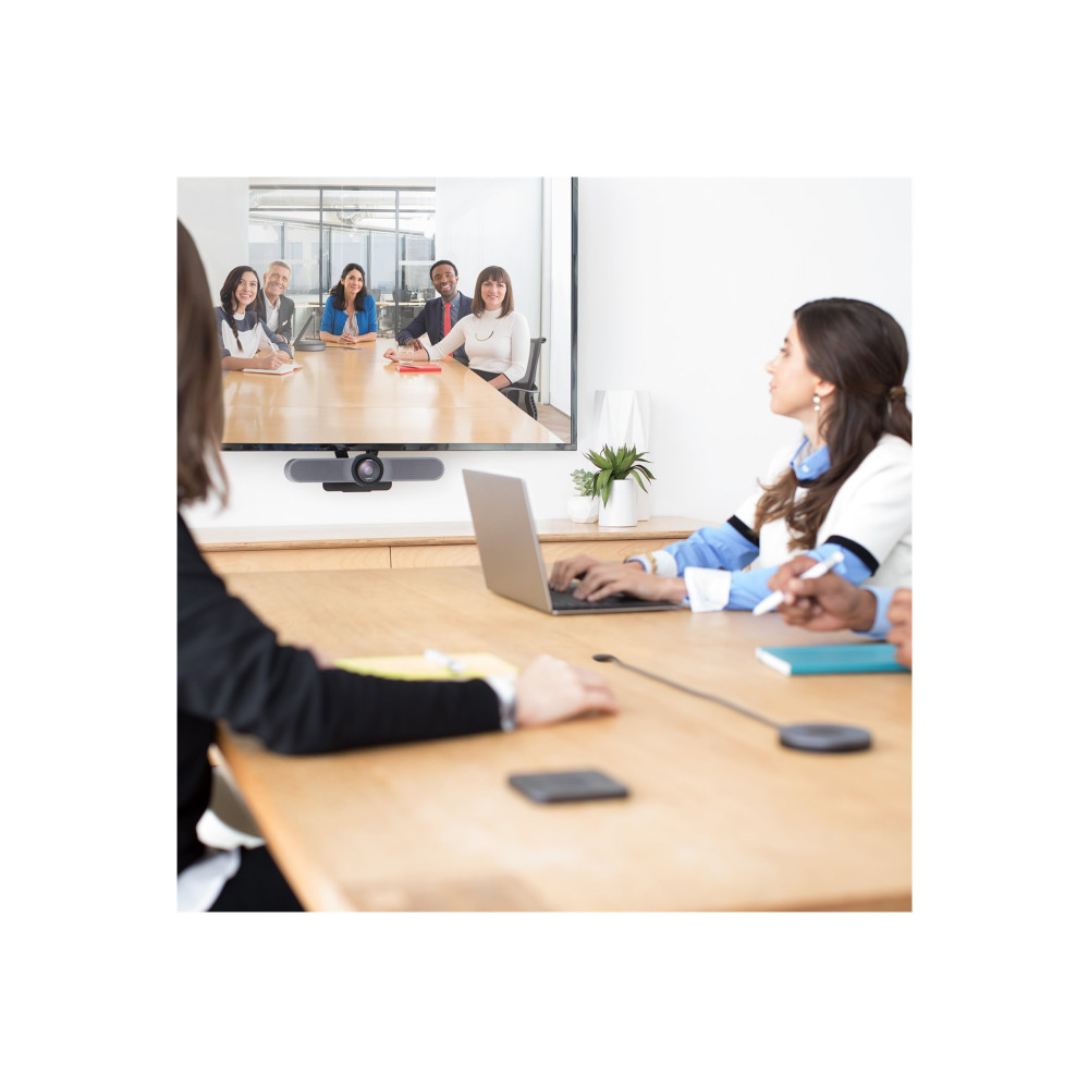 Logitech 960-001101 MeetUp 4K Conferencecam with 120-degree FOV & 4K Optics HD Video & Audio Conferencing Camera System for Small Meeting Rooms