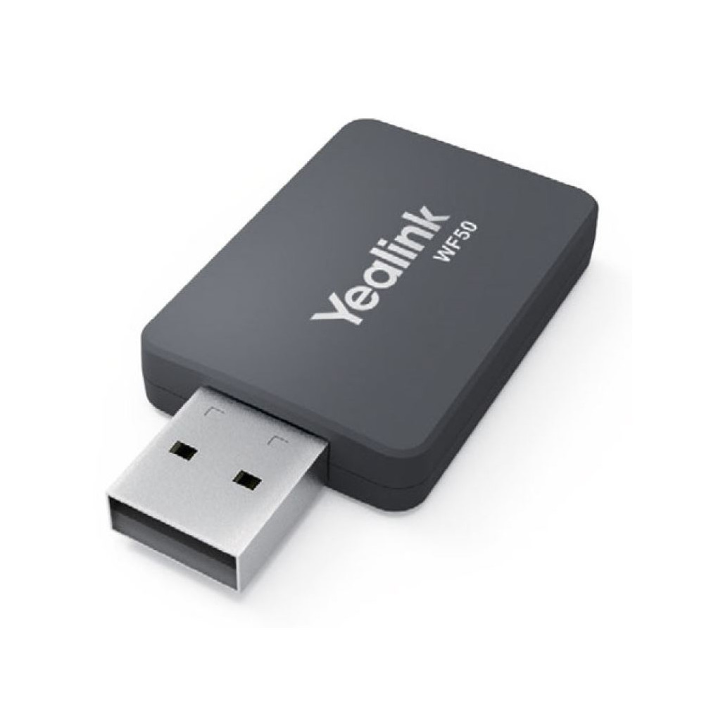 Yealink WF50 V1 Dual Band WiFi USB Dongle - SIP-T42U/T43U/T46U/T48U/T53 IP Phone, High Transmission Rate - Image 1