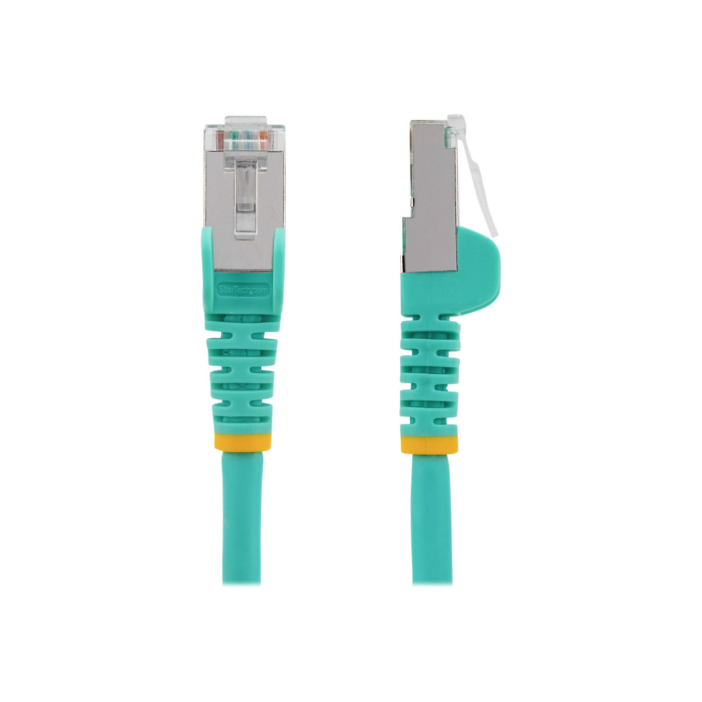 StarTech NLAQ-10M-CAT6A-PATCH 10M CAT6A ETHERNET CABLE - AQUA - LOW SMOKE ZERO HALOGEN (LSZH) - 10GBE 500MH - Image 3
