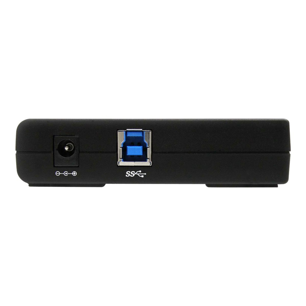 StarTech ST4300USB3 4 PORT BLACK SUPERSPEED USB 3.0 HUB - 4 PORT USB 3.0 HUB 2YR - Image 1