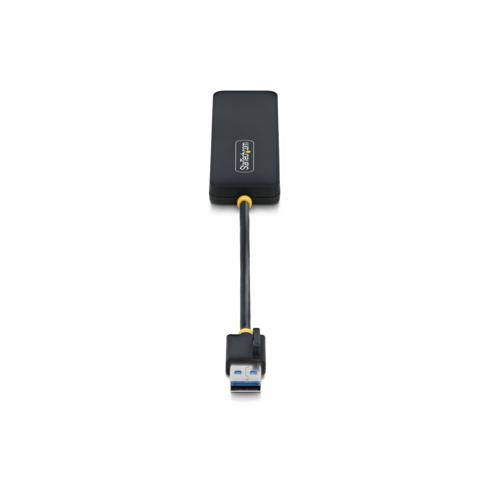 StarTech H5A4A-USB-HUB 4-PORT USB-A HUB, 5GBPS, BUS POWERED, SMALL TRAVEL MINI HUB, 2 YR - Image 1