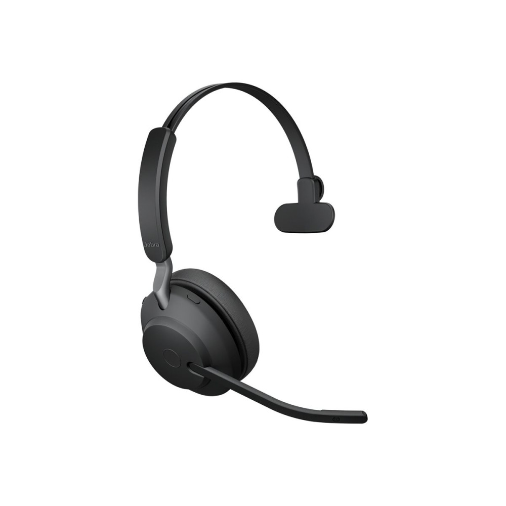 Jabra 26599-889-899 Evolve2 65 Mono UC USB-C Wireless Bluetooth Headset, Black, Link 380c 2ys Warranty, Microphone Call Technology, 3-Microphone Call, Busylight
