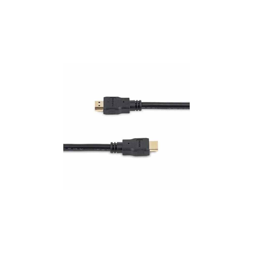 StarTech HDMM15 15ft/4.6m HDMI Cable, 4K High Speed HDMI Cable with Ethernet, Ultra HD 4K 30Hz Video, HDMI 1.4 Cable/HDMI Monitor Cord, Black - Cable for Blu-ray Player, HDTV, DVD Player, Stereo Receiver, Projector, TV - First End: 1 x 19-pin HD - Image 4