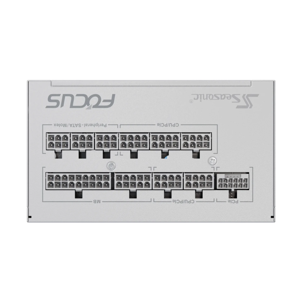 Seasonic PSUSEAFOCUSGXWHITE850V4 850W Focus GX-850 V4 WHITE Fully-Modular 80 PLUS Gold ATX3.1/PCIe 5.1 PSU - Image 3