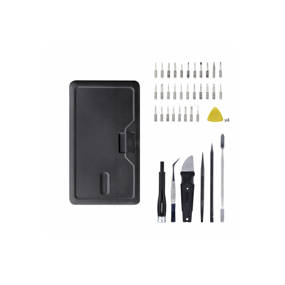 StarTech LAPTOP-TOOL-KIT 40-Piece Computer Repair Toolkit, 30-Bit Screwdriver Set, 2 YR
