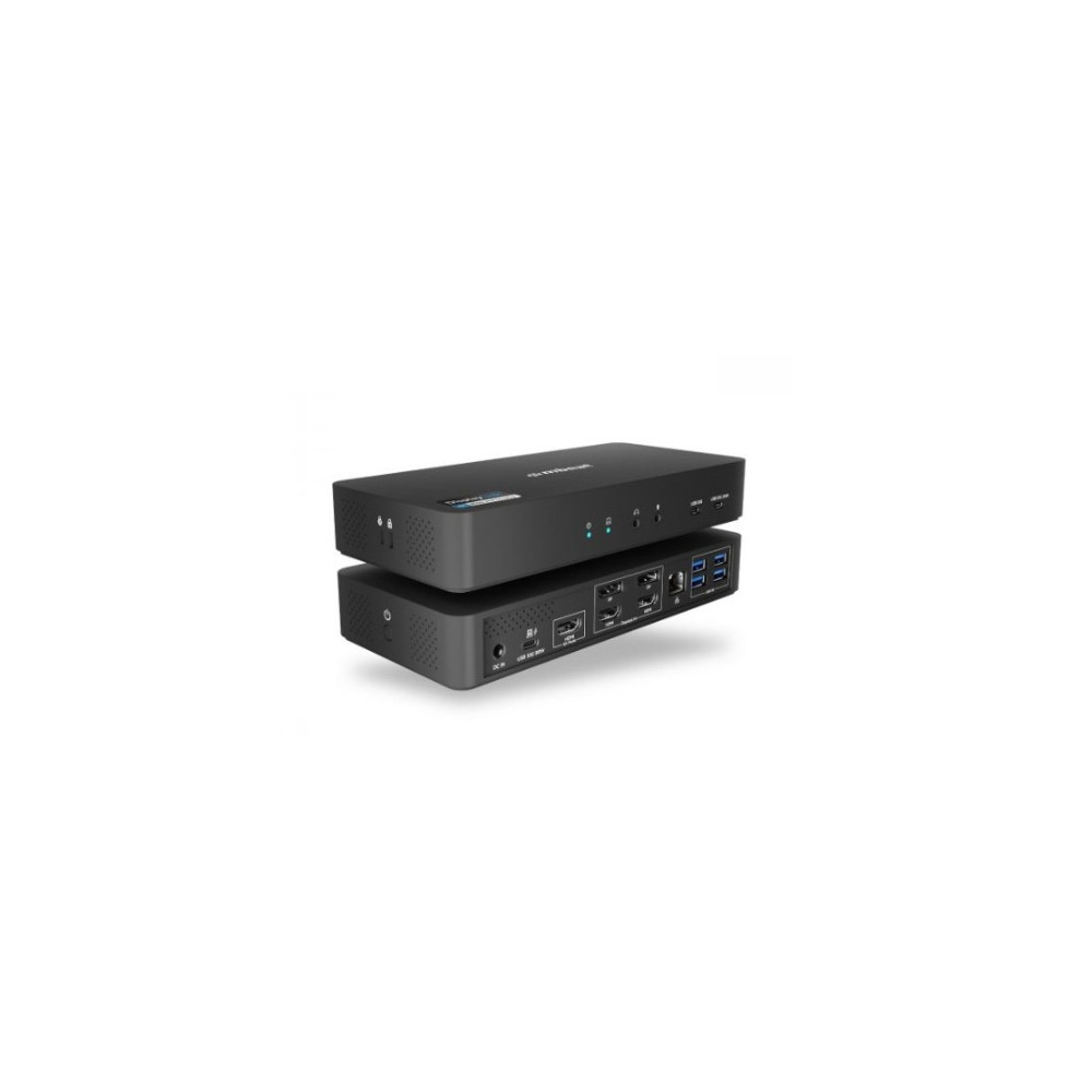 MBEAT MB-DOCK-HDL18 USB-C Triple 4K Display Docking Station Triple 4K@60Hz 1 × HDMI 2.0 Host Port: 1 × USB-C 10Gbps 2 × USB-C 10Gbps 4 × USB-A 5Gbps - Image 1