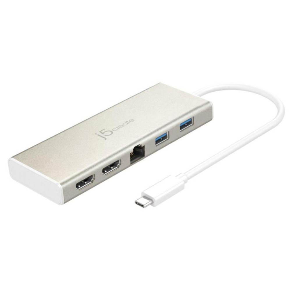 J5CREATE JCD381 USB-C Dual HDMI Dock - Image 1