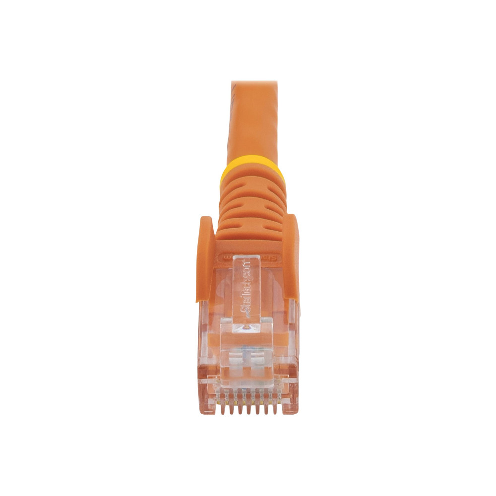 StarTech N6PATC50CMOR 0.5M CAT6 ETHERNET CABLE ORANGE 650MHZ SNAGLESS PATCH CORD LTW - Image 1