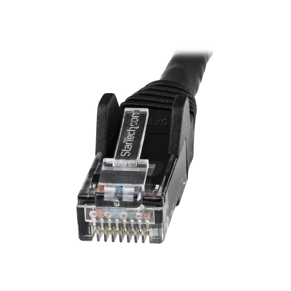 StarTech N6LPATCH1MBK 1M CAT6 ETHERNET CABLE - LSZH (LOW SMOKE ZERO HALOGEN) - 10 GIGABIT 250MHZ 10 - Image 3