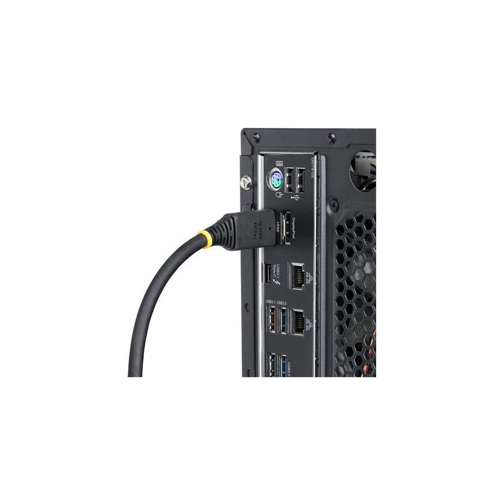 StarTech HDMI2-CABLE-GRIP-20F 20ft (6.1m) High Speed HDMI Cable with Gripping Connectors, 4K 60Hz/1440p 144Hz 18Gbps, UHD HDMI Cord, TPE Jacket - High Speed HDMI Cable w/gripping connectors to minimize accidental disconnection; Supports 4K 60Hz - Image 10