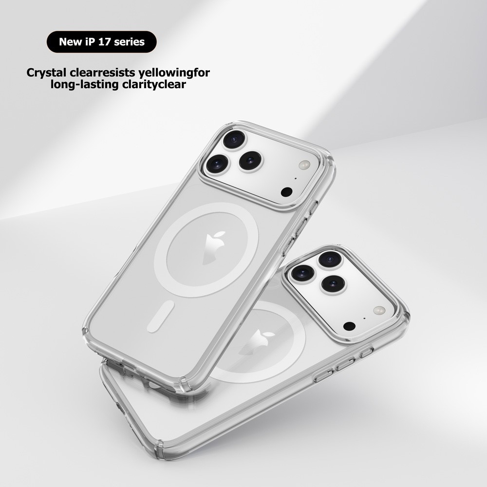 Ultimake MOBZJZMGS17PM UTIA Shockproof Transparent Case Cover With Magnetic Ring for iPhone 17 Pro Max - Image 2