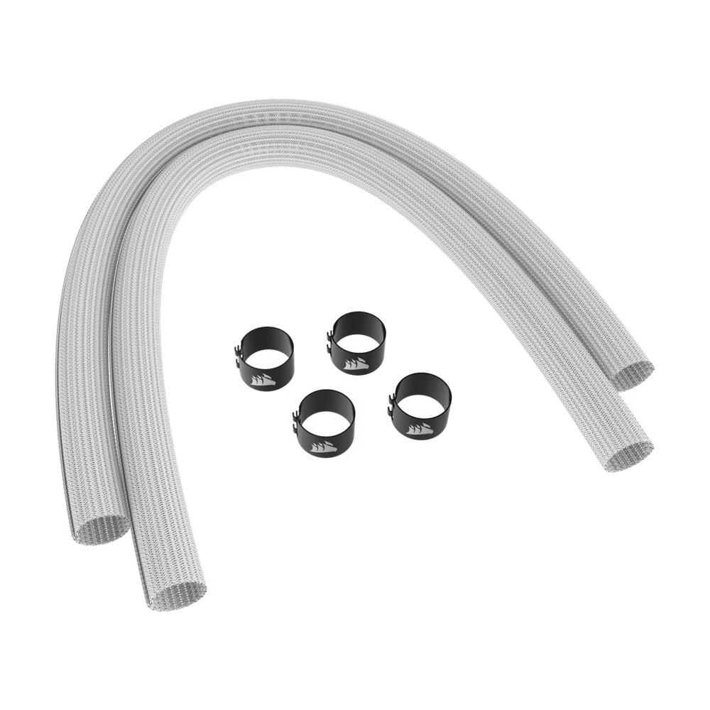 Corsair CT-9010012-WW Corsiar Sleeving Kit for AIO CPU Coolers - 400mm - White - Image 1