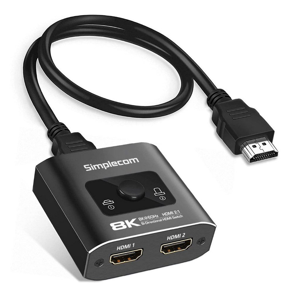 Simplecom CM302V2 Bi-Directional 2 Way HDMI 2.1 Switch Selector 8K - Image 1