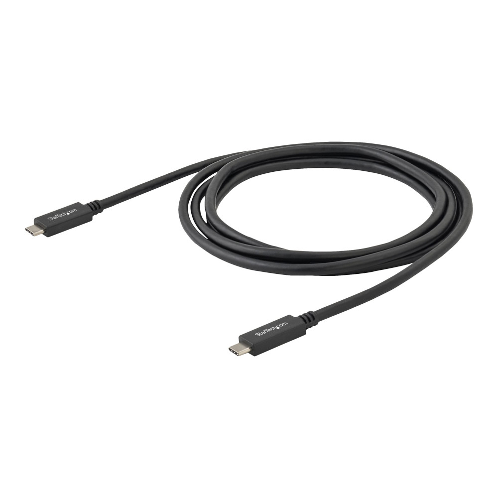 StarTech USB31CC50CM 50CM USB-C 3.1 CABLE, TB 3 COMPATIBLE, BLACK, 2YR - Image 4