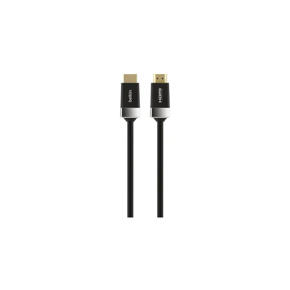 Belkin AV10050BT2M 2 m HDMI A/V Cable - Cable for Audio/Video Device - First End: HDMI 1.4 Digital Audio/Video - Male - Second End: HDMI 1.4 Digital Audio/Video - Male - Shielding - Image 1