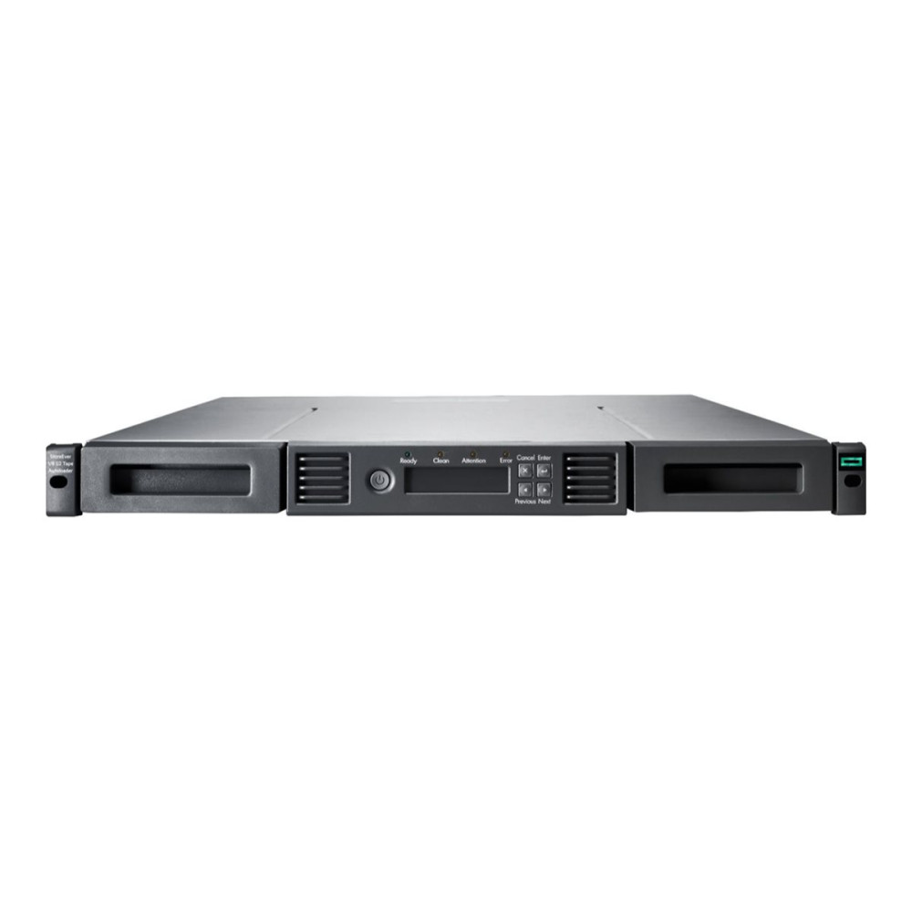 HPE P84148-B25 Storage MSL 1/8 Tape Autoloader 1x MSL LTO-9 SAS Drive 5x LTO-9 45TB Data Cartridges - Image 1