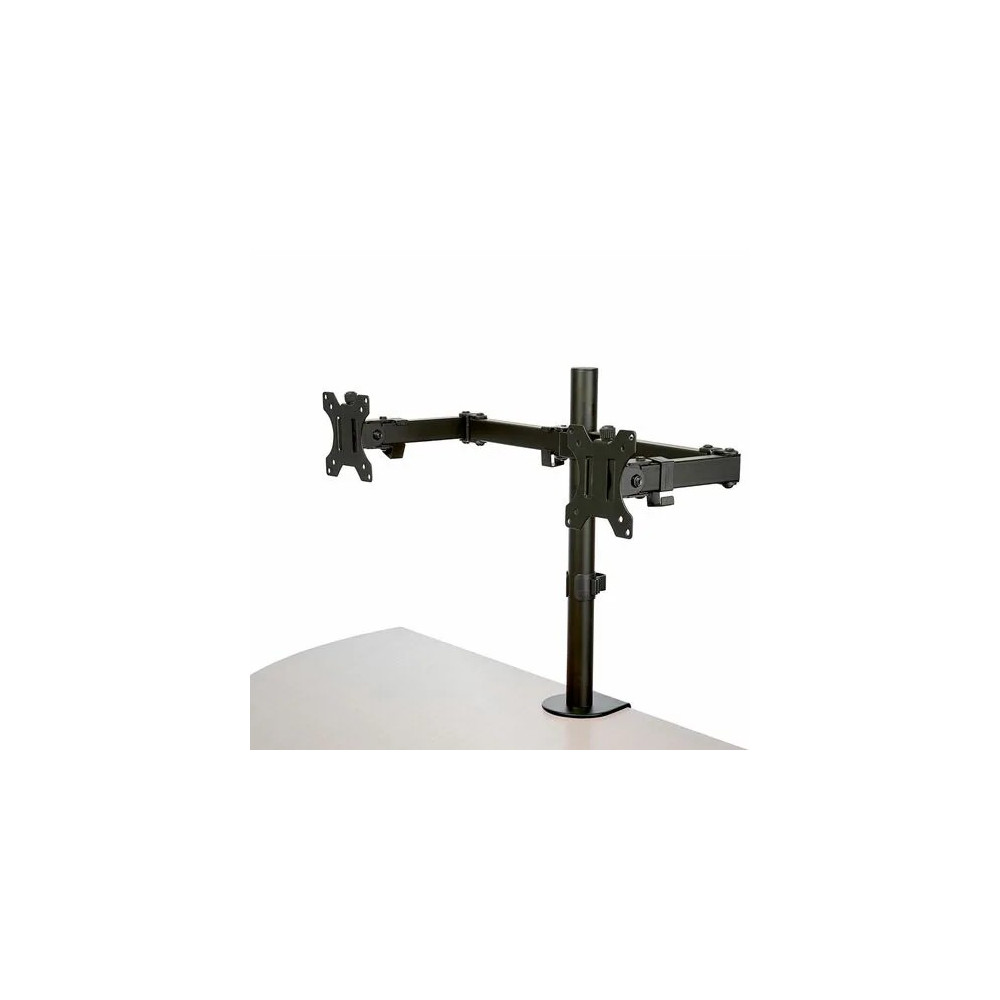 StarTech ARMDUAL2 DUAL MONITOR DESK GROMMET MOUNT, UP TO 32", ARTICULATING, H/ADJ, VESA, 5YR - Image 2