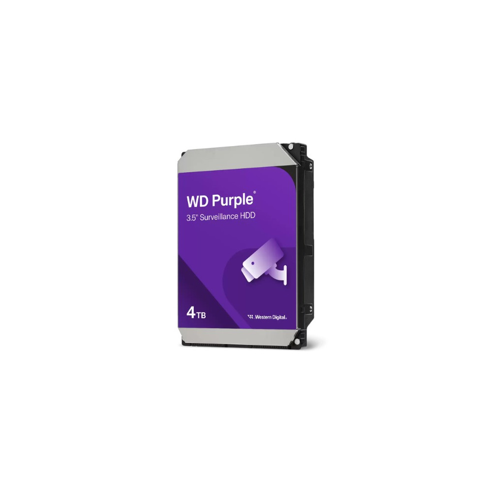 Western Digital WD44PURZ Purple 4TB Hard Drive - 3.5' Internal - SATA (SATA/600) -3-Year Limited Warranty - Image 1
