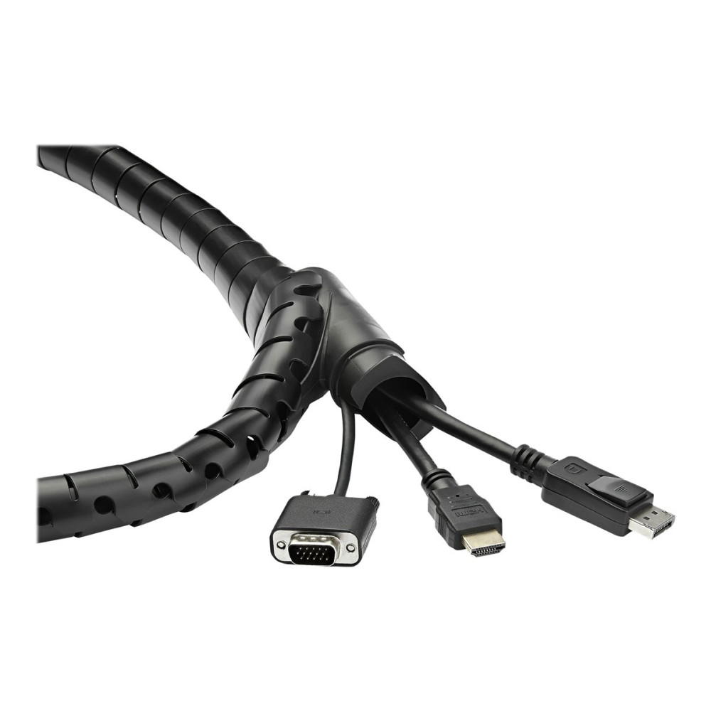 StarTech CMSCOILED 1.5 M (4.9 FT.) CABLE-MANAGEMENT SLEEVE - SPIRAL - 25 MM (1 IN.) DIAMETER - Image 4