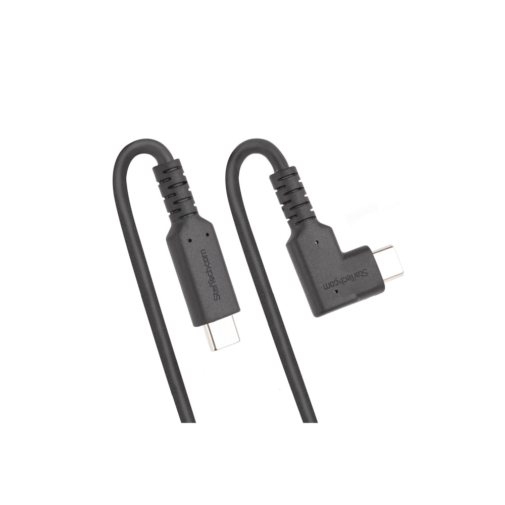 StarTech RUSB315CC2MBR 2m Rugged Right Angle USB-C Cable USB 5 Gbps, Thunderbolt Compatiable, 4K - Image 3