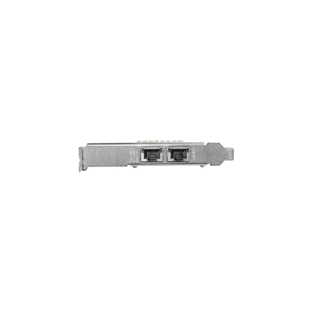 StarTech ST10GPEXNDPI 10Gigabit Ethernet Card - 10GBase-T - Plug-in Card - PCIe Network Adapter Card Dual NIC ports Network Interface Card 2x 10 GbE RJ45 Ports - Intel X550AT Chip - 10GBASE-T / NBASE-T, Muli-Gigabit 1/2.5/5/10 Gbps, PCIe 3.0 x4, - Image 2